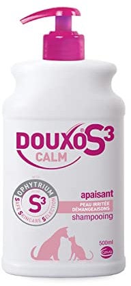 DOUXO S3 Calm Shampooing apaisant pour Chiens et Chats avec des Allergies, des démangeaisons ou des rougeurs, 500ml