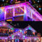 BrizLabs Luci Natalizie Esterno, 480 LED 19M Tenda Luminosa Luci di Natale Cascata Luci Impermeabile 8 Modalità Catena Luminosa Decorazione per Giardino Feste Finestra Balcone San Valentino, Colorate