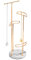 Sasha Morel 4 Tier Jewellery Stand | Hanging Tree Jewellery Organiser | Necklace Stand with Marble tray | Ring Holder Organiser Storage for Bracelet, Earring, Watch - (Rose Gold)