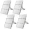 Viugreum 4 * 300W Foco Led Exterior, 30000LM Blanco Frío 6500K Foco Proyector LED 300W, IP66 Impermeable Luz de Seguridad, Led Floodlight para Jardín, Taller, Garaje[Ultrafino]