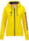 M.Conte - Felpa da donna con cappuccio, colore: Nero/Rosa con cappuccio, giallo., XL