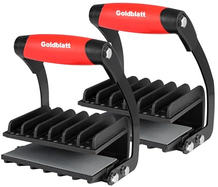 Goldblatt 2 Pack Panel Carrier, Plywood Lifting Tool, Drywall Carrying Tool - Plywood Carriers Tool for Wood, Synthetic Cement Board - Clamping Thickness up to 1 inch