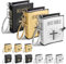cobee Mini Bibel Anhänger, 12 Stück Mini Bibel Schlüsselanhänger Religiöse Jesus Schlüsselanhänger Kleine Bibel Schlüsselanhänger Souvenir Christliches Geschenk für Taufe