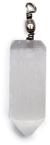 Ancient Wisdom Selenite Obelisk Pendant