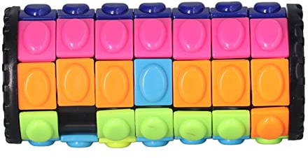 Dilwe Zylinder-Puzzle-Spielzeug, Puzzle-Spiel, Gehirn-Spielzeug, 7 Schichten, Entspannendes, Rotierendes Dia-Gehirn-Teaser-Puzzle-Spielzeug für