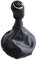 MSEURO Gang-Stick-Schaltknauf-Leder-Gamer-Boot-Cover-Auto 5 6-Gang-Fit for Vw. Fit for Volkswagen Fit for den Transporter T5 T5.1 T6. Fit for GP 2003-2011 (Color : 5 Speed-Black)