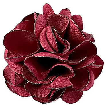 Broche vintage en tissu de soie pour femmes et filles - Épingles à col floral - Épingles à clip pour châle, robe, costume, cravate, corsage - Broche tendance 2 en 1 - Bijoux cadeaux d'anniversaire,