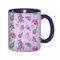 Tasse Keramik Pastell-Goth-Hexe-Rosa-Weihnachtsgotische Creepsmas Kaffeetassen Große 330ml Mit Henkel 100% Handbemalt Trinkgläser Mit Griff Personalisierte Geschenk