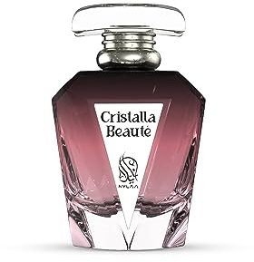Cristalla Beaute Eau de Parfum für Damen, Spray, 100 ml, Noten von Jasmin und Bergamotte mit lebhaftem Bernstein – geschichtet mit Noten sinnlicher Vanille