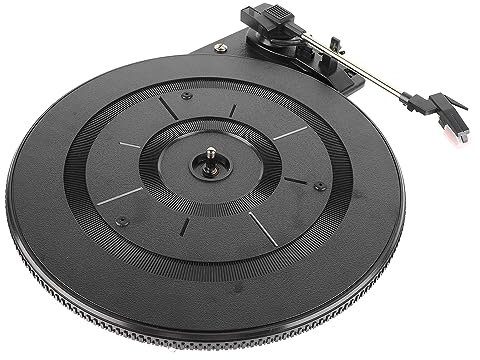 Giradischi, Grammofono con Ritorno Automatico del Braccio Giradischi Design Elegante Basso Rumore per Ristorante