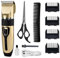 Tondeuse à cheveux professionnelle tout-en-1 - Tondeuse à barbe pour homme - Tondeuse de précision sans fil - Tondeuse à poils longs - 90 min - Lame tranchante à ultrasons - Tondeuse pour cheveux