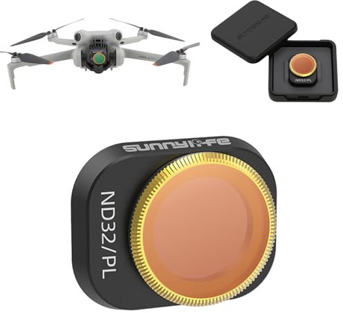 MotuTech Filtre d'objectif pour DJI Mini 4 Pro Filtre Filtres à Densité Neutre Polarisant Ajustable ND32/PL
