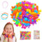 Niktule Schmuckherstellung für Kinder - Kreative Snap-Pop-Perlen, Kunst- und Bastelbedarf,Kreatives handgefertigtes Perlenpuzzle, multifunktionales pädagogisches Kinder-Schmuckherstellungsset