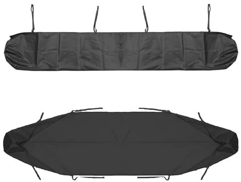YOHOCS Markisenschutzhülle Für Markisen, 2m-5m Schutzhülle für Gartenmarkise, Sonnensegel UV Regen Wasserdicht Schneefest Patio,Schwarz,4.5m/14.76ft