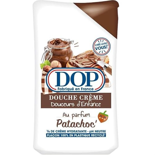 Générique DOP - Gel Douche Pâte à Tartiner Gourmande 250ml pour une Douche Gourmande et Nourrissante - Hygiène Corporelle Fun et Délicieuse - Le Lot De 4