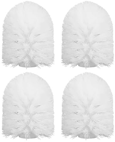 Beaupretty 4 Pz Testina sostitutiva per scopino WC detergenti testina per il bagno ricambi scopino wc Ricambi spazzolino WC detergente per water testine di ricambio accessorio da bagno pulito
