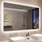 STARLEAD Badspiegel-mit-Beleuchtung 120x70cm, Badezimmerspiegel mit Entfoggen, Bluetooth, Dimmbar, 3 Lichtfarben, Speicherfunktion, IP44 Hartglas Großer Spiegel-Bad, Horizontal/Vertikal