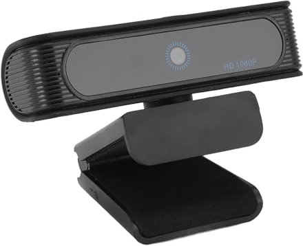 Jectse Cámara Web de Reconocimiento Facial, 1080P 30 FPS Full HD para Hello Webcam, Cámara Web USB Gran Angular de 80° con Micrófono para 10/11 Inicio de Sesión