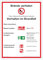 Papier Premiumdruck DIN A4 „Brandschutzordnung Teil A“ BSO Aushang gemäß DIN 14096 | 210 x 297 mm Made in Germany, Größen Name: 2 Stück