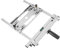 Wezalget Circular Saw Guide | Stainless Steel Track Saw Guide Double Guide Rails Wear-Resistant Positioner Cutting Guide Rail Adjustable Cutting Machine Edge Guide | Woodworking Accessories