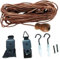 1 juego de cables de elevación para persianas enrollables, cortina de bambú, cuerda de reparación, accesorios de persiana, herramientas, piezas de reparación