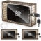 Wenqik 2 Pieces Black Universal Thermostat Lock Box with Key Clear Thermostat Cover with Lock Clear Large Thermostat Guard for Thermostat Fits Thermostats 7.8 x 4.7 x 2.2 Inches or Smaller
