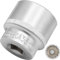 DAKCOS Douille 36 mm 1/2(12.5mm) douille 12 pans, CR-V, finition chromée mate