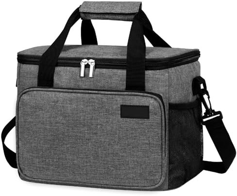 SDLDEER Kühltasche Faltbar 30L Isoliertasche Thermotasche Wasserdicht Groß Picknicktasche Thermoisoliert Tragbar für Essen Trinken Camping Grillen Outdoor Lebensmitteltransport Reisen