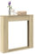 GCHDHAPB Kaminumrandung Sonoma Eiche 100x20x100cm Holzwerkstoff Haus & Garten Kamin & Holzofen Zubehör