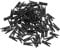 100 Pièces Mini Pinces à Linge en Bois Petite Clips de Papier Photo Noir
