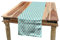 ABAKUHAUS traditionell Tischläufer, Morroccan Fliesen, Esszimmer Küche Rechteckiger Dekorativer Tischläufer, 40 x 180 cm, Türkis