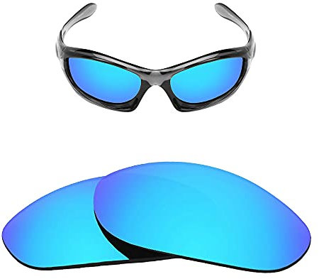 Oak&ban Lentes de repuesto polarizadas de espejo para Oakley Monster Dog, múltiples opciones, Blue, Oakley Radar EV Path