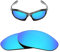 Oak&ban Lentes de repuesto polarizadas de espejo para Oakley Monster Dog, múltiples opciones, Blue, Oakley Radar EV Path