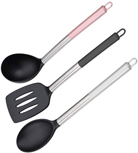 Bergner Q3236 Set 3pc utensilios cocina nylon Vita Infinity Chefs, Nailon, Multicolor