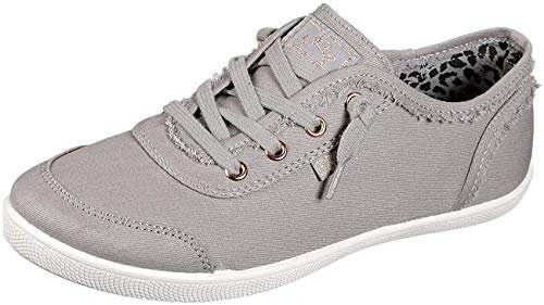 Skechers Zapatillas Bobs B Cute para Mujer, Gris, 38 EU