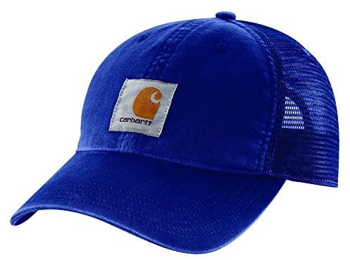 Carhartt Herren Canvas Mesh-Back Cap Baseballkappe, Scout Blue, Einheitsgröße