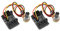 Bewinner 2 Stück 8 Kanal Lüfternabe, 12 V 3 Pin 4 Pin PWM Lüftersteuerung, 1 Lüfterdrehzahlregler, 8 Wege PWM Lüfter PC Hub Splitter für CPU Gehäuselüfter