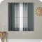 MRTREES Voile Gardinen Vorhang halbtransparent kurz mit Ösen in Leinenoptik Stores Gardinen Schals für Wohnzimmer Schlafzimmer Kinderzimmer Anthrazit 137×117cm (H×B) 2er Set