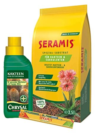 Kakteen- Pflegeset 3tlg - Kakteen Pflanzgranulat