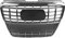 buhb Auto Kühlergrill für A6 C6 S6 4F SFG 2005-2011, vorderer Stoßstangengrill, Auto Front Center Kühlergrills Frontstoßstange Mesh Grille Air Vent Grillblech Autozubehör