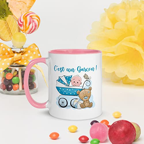 Mug Coloré C'est un garçon - Idée cadeau naissance