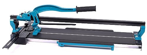 ROJOO 24inch Manual Tile Cutter Single Slide Rail AdjustablCg Ceramic Porcelain Tile Cutter 600mm Tile Cutting Machine Very Light Easy to Carry