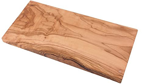 Brett aus Olivenholz, Olivenholzbrett Schneidebrett, Holzbrett, Frühstücksbrett, Steakbrett Rechteckig (25 * 15 cm)