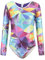 FINGER TEN Gymnastikanzug Mädchen Kurzarm Langarm Kinder Ballettanzug Gymnastik Training Gymnastikbody Trikotanzug Tanz Kleid (Mehrfabig, Tag 8A (7-8 Jahre))