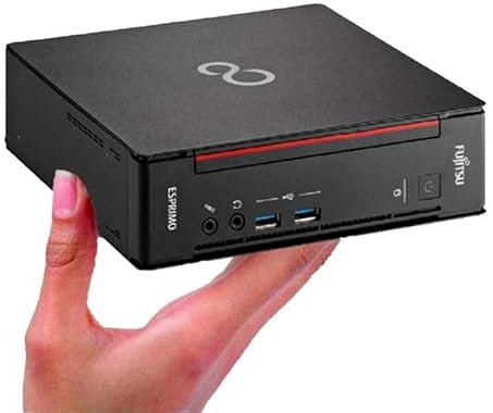 Fujitsu PC Esprimo Q556 Mini Display 27 Intel I7-6700T RAM 32GB SSD 960GB W10 WiFi (ricondizionato)