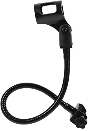 ibasenice 1pezzi Supporto Microfono Regolabile Con Struttura Clip Stabile e Versatile Per Registrazione e Streaming Compatibile Con Vari Microfoni Accessorio Per Stazioni Radio e Uso