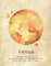 H+CO Inspired Venus Planet Poster – Hochwertiges Weltraumposter für Kinder – tolle Wohnkultur für Wohnzimmer, Schlafzimmer, Klassenzimmer – Aquarell – Erden Zwillings- und Zweitplanet von der Sonne,