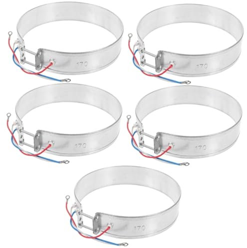 Zerodeko 5pcs Kettle Heating Coil Household Electrical Appliances Part Heater Element Small Electric Tea Kettle Heating Element for Kettle Band Heater Travel Rice Cooker Electric Kettle