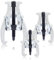 Orion Motor Tech Juego de Extractores de Engranajes, 3 4 6 Kit de Extractor de Rodamientos de 3 Mandíbulas para Extracción de Volante de Rodamiento de Engranajes de Polea, Color Plateado