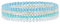GoPaw Damen Kristall Perlen Armband,Mehrschichtiges Steine Armband,Damen Kristall Perlen Armband,Paar/Freundschafts/Partner Armbänder (Hellblau)